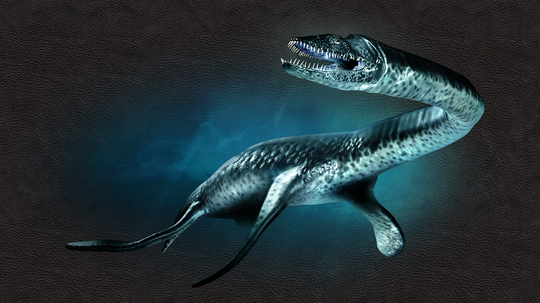 large underwater dinosaur