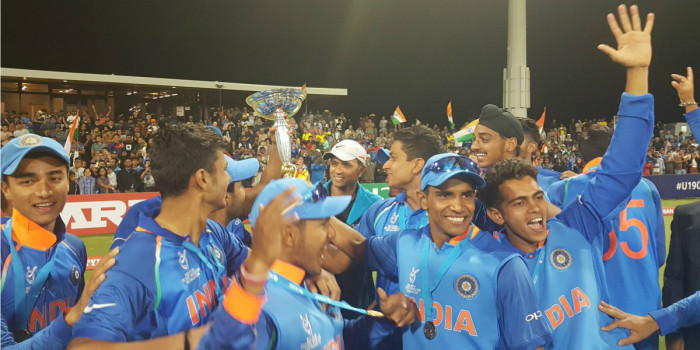 अंडर 19 विश्व कप जीत कर भारत ने क्रिकेट में फिर मनवाया अपना लोहा