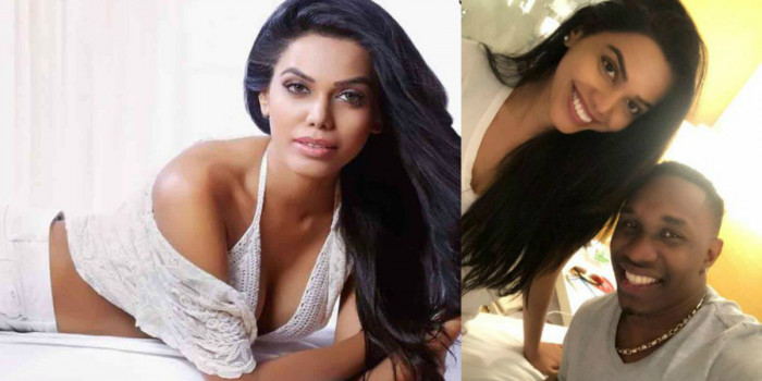 वेस्टइंडीज के स्टार खिलाड़ी ड्वेन ब्रावो कर रहे हैं इस खूबसूरत मिस इंडिया को डेट