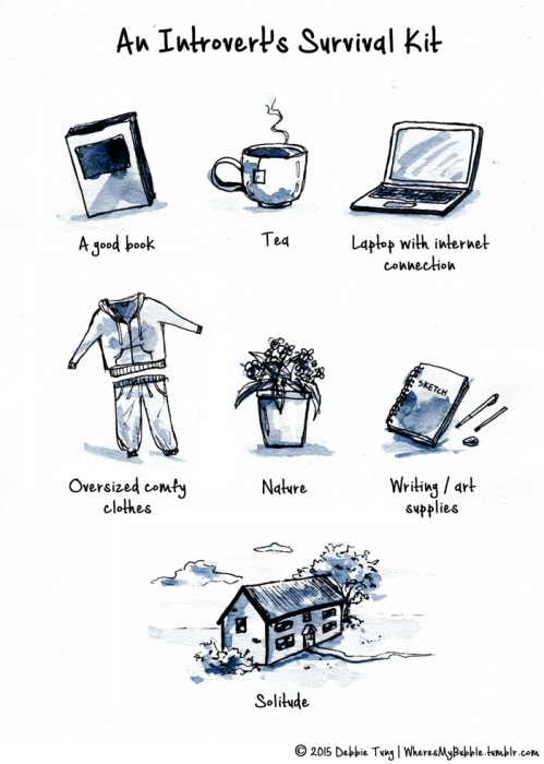 10 Illustrations That Perfectly Define Introverts