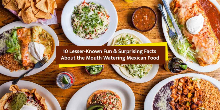 10 Mexican Food Facts That You Might Find Surprising As Well As Tempting