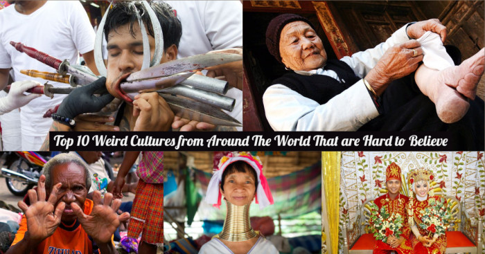 10 Weird Cultures from Around The World That are Hard to Believe