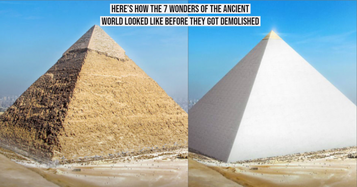 Now and Then Pictures of the 7 Wonders of the Ancient World