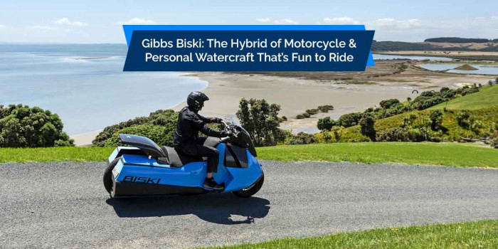 Biski: The Amphibious Motorbike That You Can Ride on Road & Water