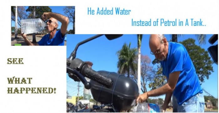 He Added Water Instead of Petrol in A Tank..See What Happened