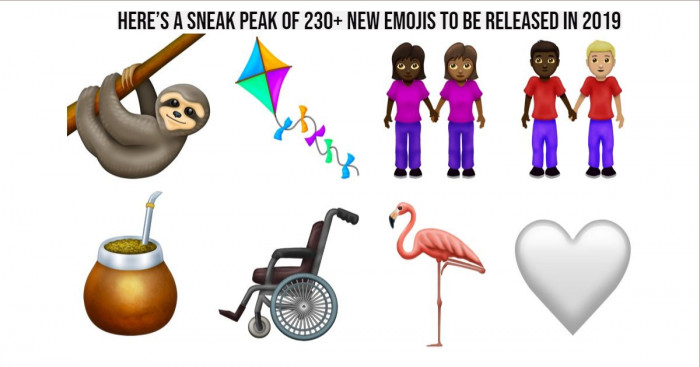 Here’s a Sneak Peak of 230+ New Emojis To Be Released in 2019