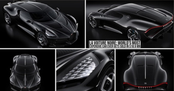 La Voiture Noire: World's Most Expensive Car Ever Gets Sold in $18.9 Mn