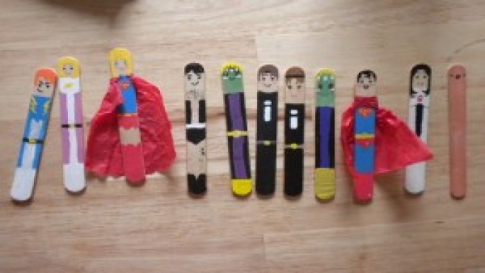 Make cute Popsicle Stick Bookmarks With your Adorable Child