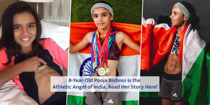 Pooja Bishnoi: An 8-YO Young Athlete & The Only Asian Girl with 6-Pack Abs  