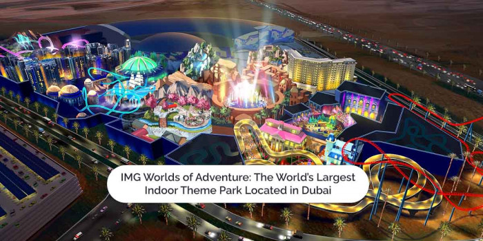 The Dubai-Based IMG Worlds of Adventure is the World’s Largest Indoor Theme Park