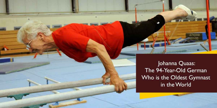 This 94-Year-Old Johanna Quaas is the World’s Oldest Gymnast 
