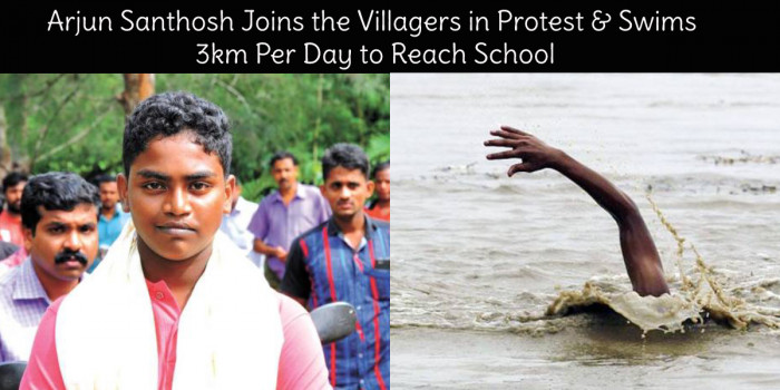 This Boy from Kerala Swims 3 km/day to Reach School - Know the Story