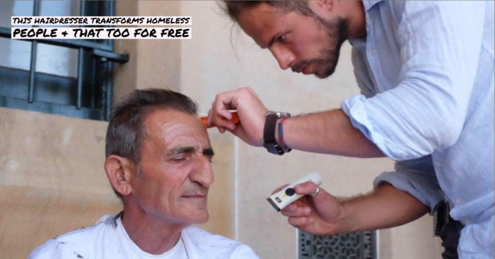 This Kind Hairdresser Transforms Homeless People for a Good Cause