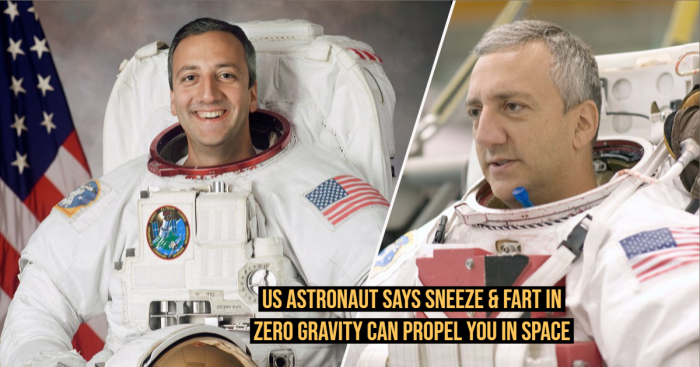 US Astronaut Says Sneeze & Fart in Zero Gravity can Propel You in Space