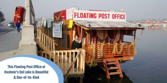 World’s One & Only Floating Post Office is at the Divine Dal Lake in India