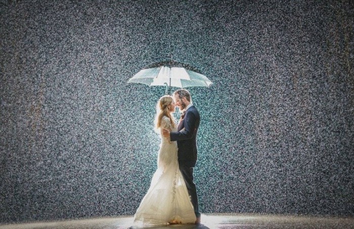You will have no fear of rain on your wedding now!! See how