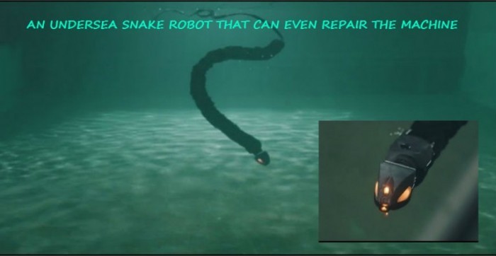 स्नेक रोबोट - जो समुद्र के नीचे करता है मशीन की मरम्मत